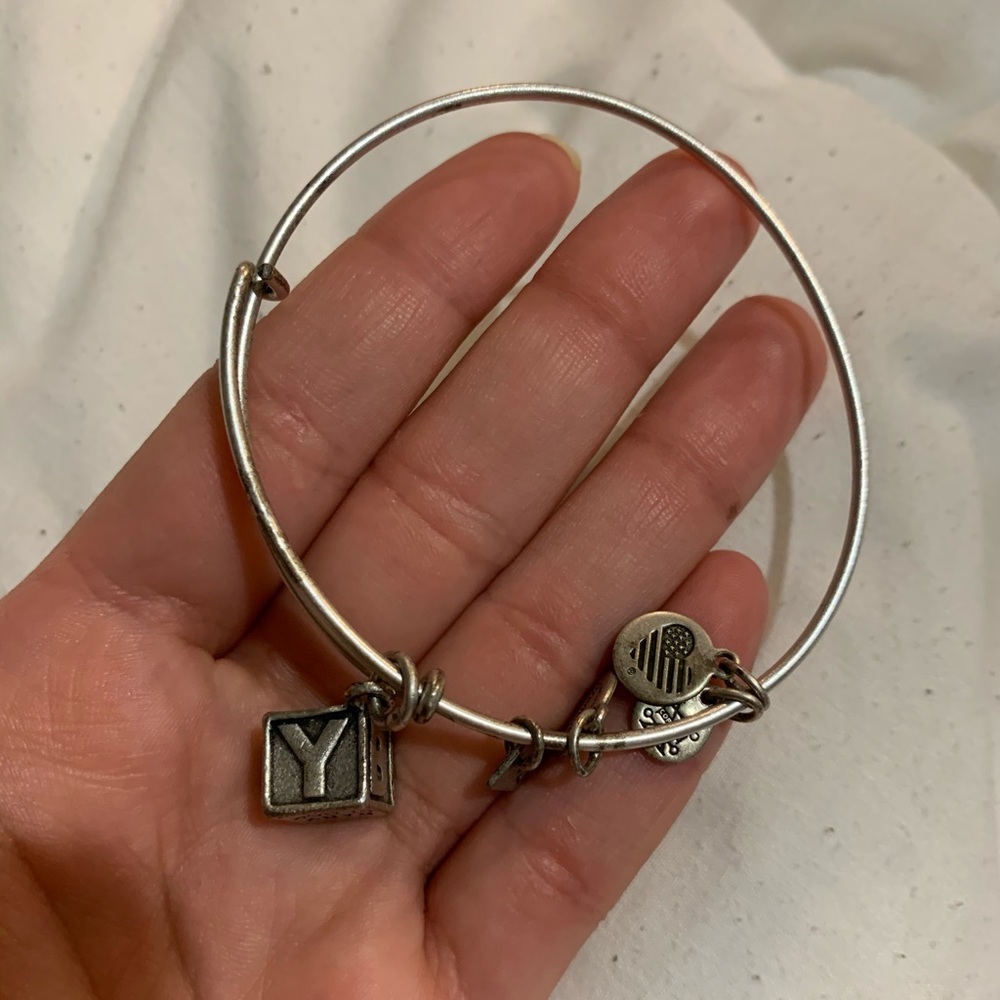Alex and Ani baby block bracelet